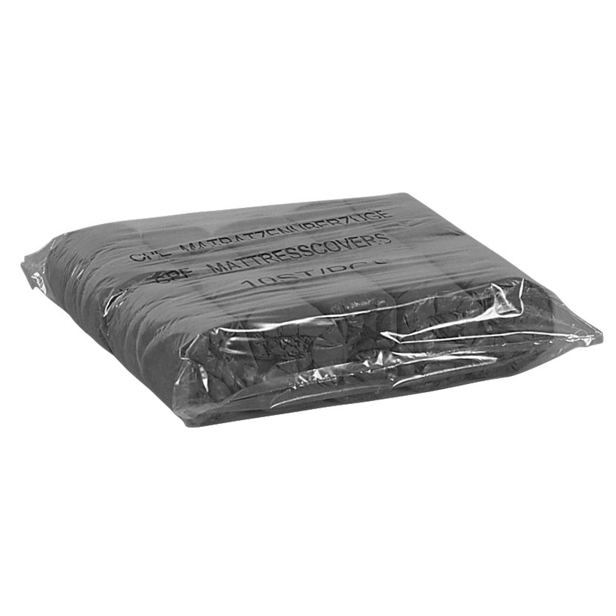 Unigloves Matratzenschonbezüge, schwarz, aus CPE, mit Gummizug, für Formate bis 210 x 90 x 20 cm, 10 Stück